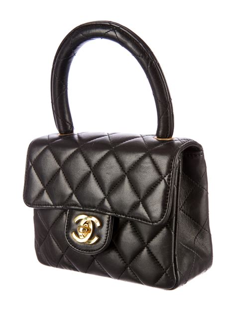 mini kelly bag chanel|chanel mini bag with handle.